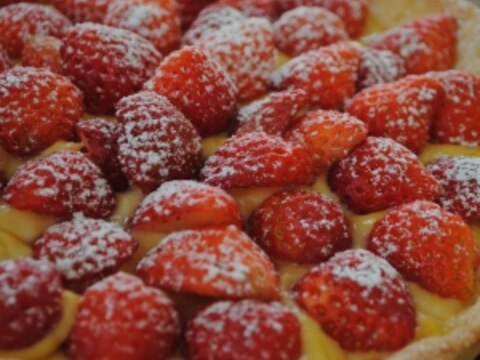 簡単 カスタードイチゴタルト レシピ 作り方 By Alohawaii 楽天レシピ